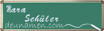 Mara Schüler Visitenkarte